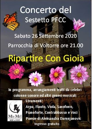 RIPARTIRE CON GIOIA - Concerto del sestetto PFCC